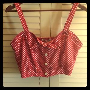 AMERICAN RAG CROP TOP